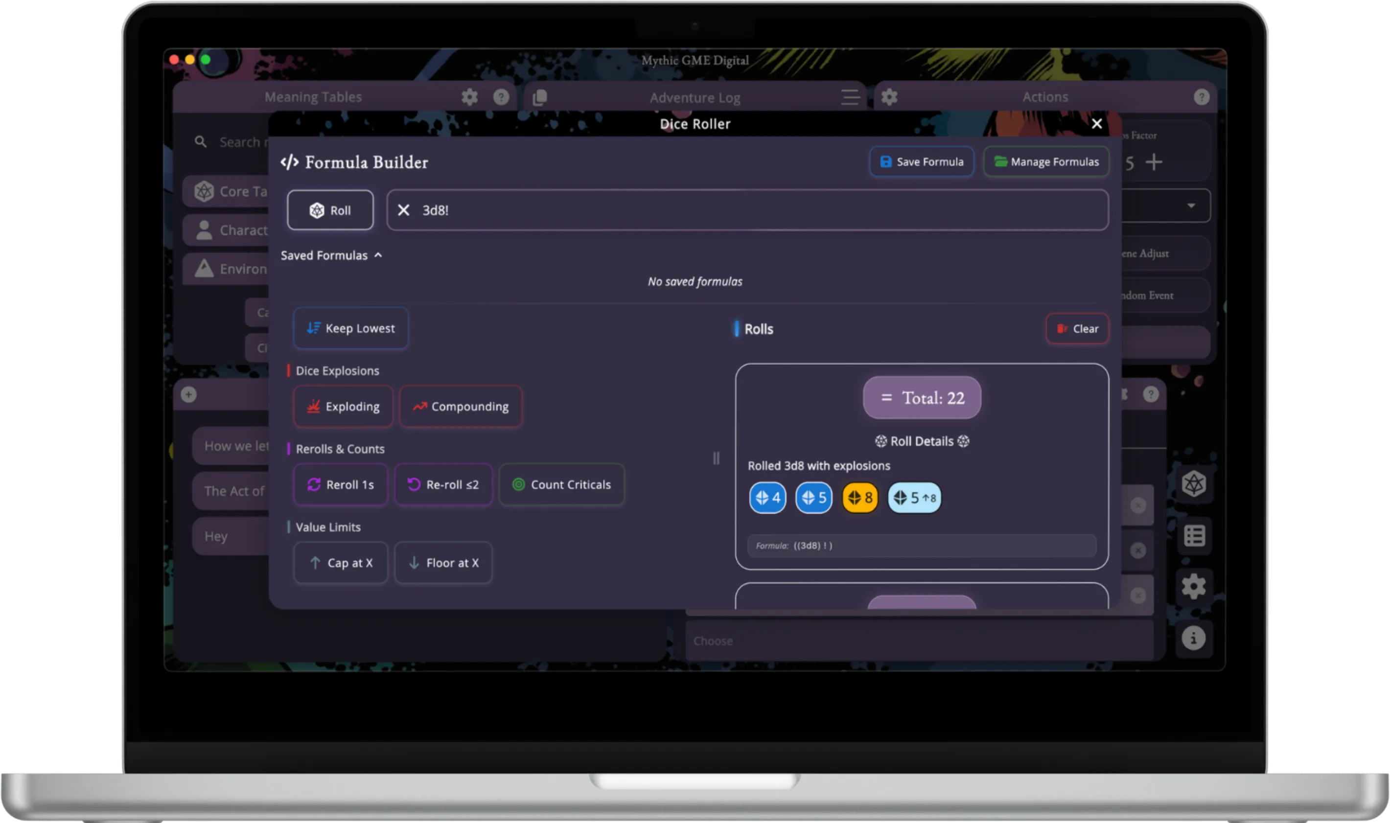 Mythic GME Desktop screenshots
