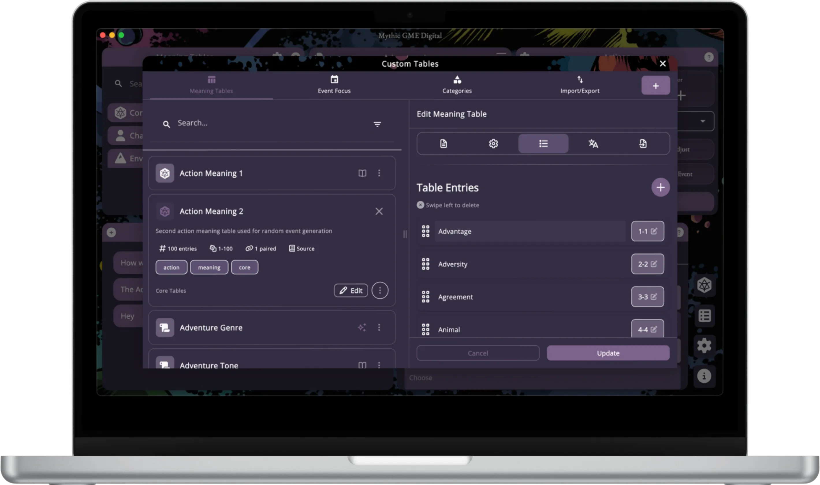 Mythic GME Desktop screenshots